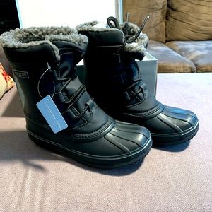 Boys London Fog black boots